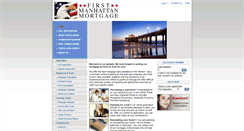 Desktop Screenshot of firstmanhattanmortgage.com