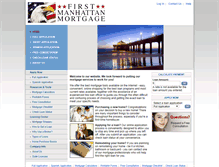 Tablet Screenshot of firstmanhattanmortgage.com